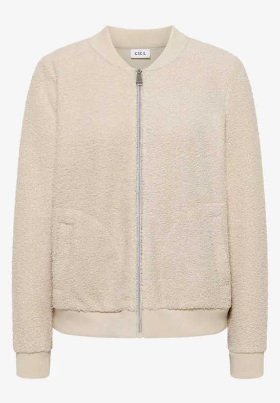 Teddy-Jacke teddy vanilla white