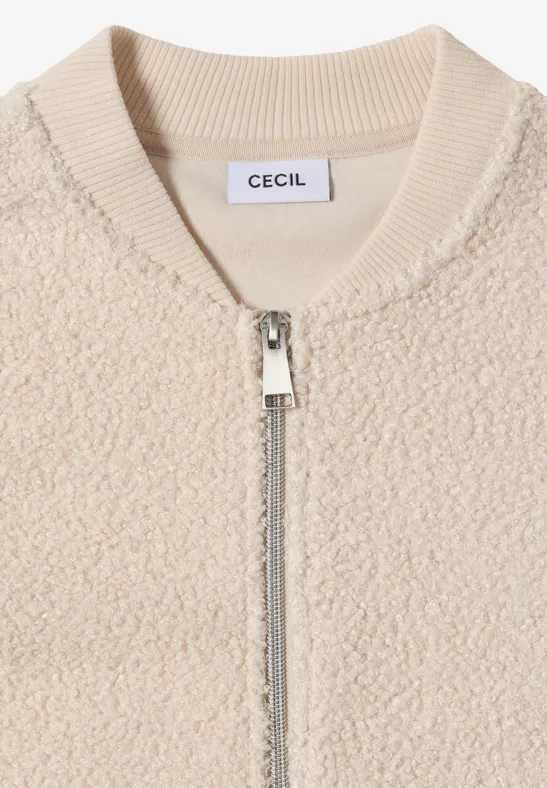Teddy-Jacke teddy vanilla white
