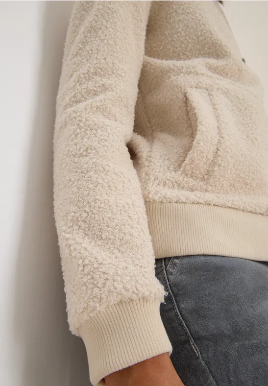 Teddy-Jacke teddy vanilla white
