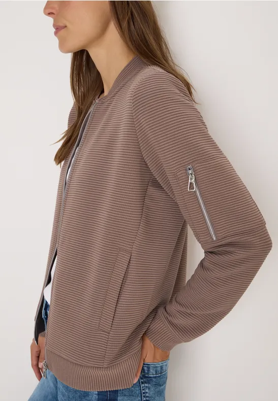 Ottoman Blouson cocoa taupe