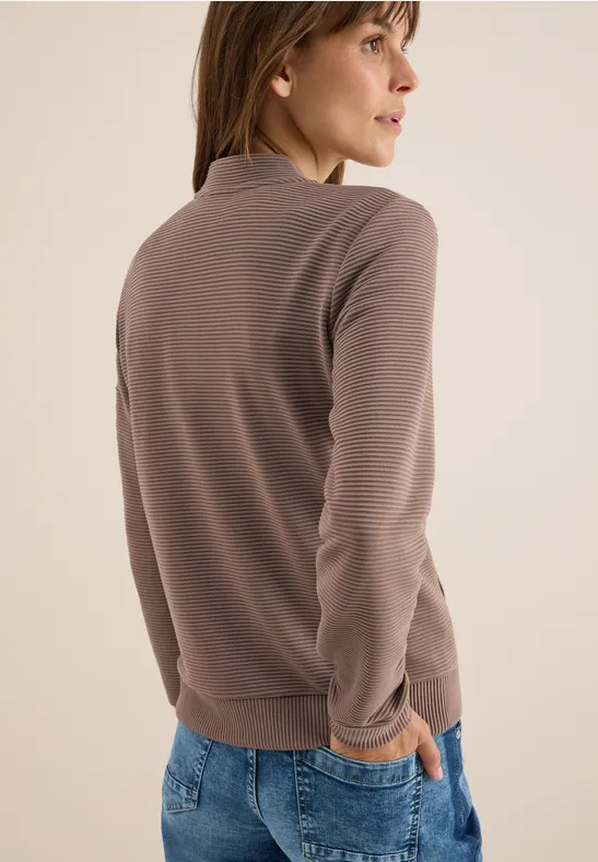 Ottoman Blouson cocoa taupe