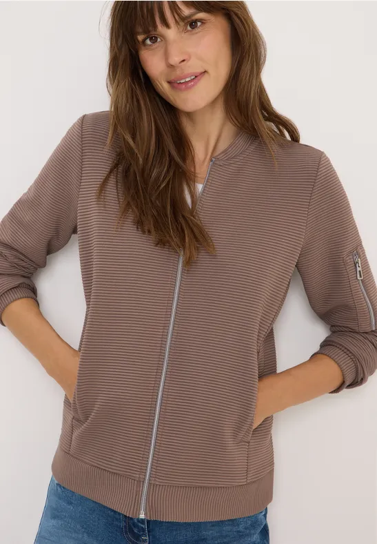 Ottoman Blouson cocoa taupe