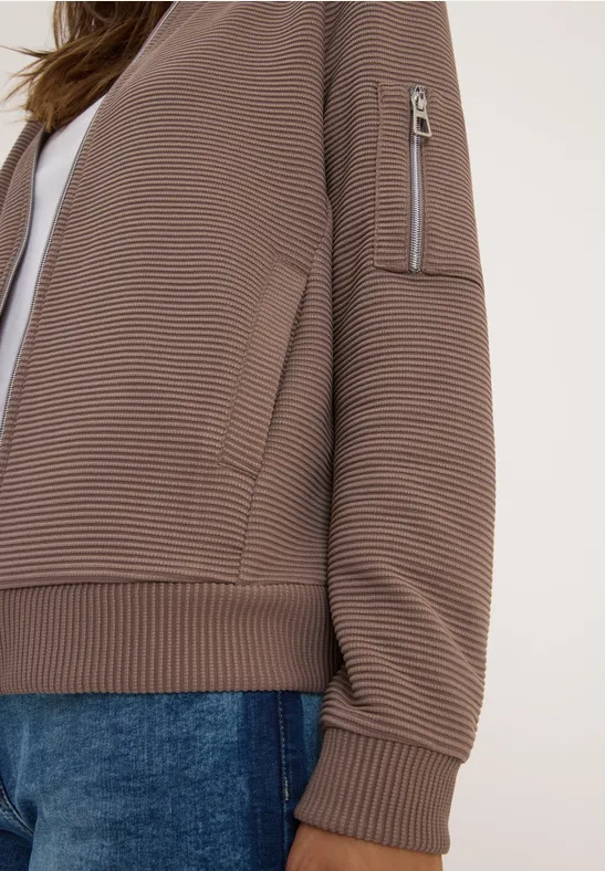Ottoman Blouson cocoa taupe