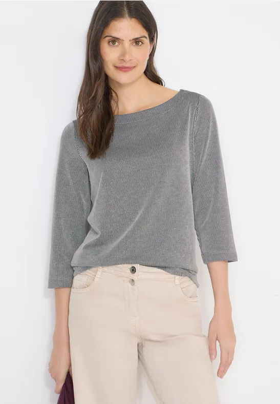 Gestreiftes Shirt universal blue