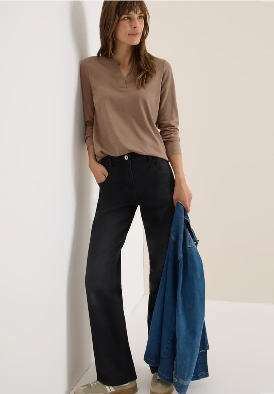 Shirt im Tunika-Look cocoa taupe