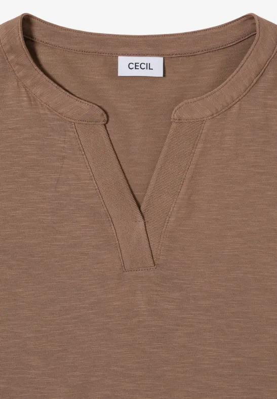Shirt im Tunika-Look cocoa taupe