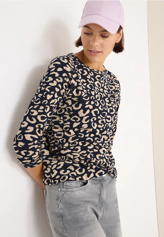 Gemustertes Shirt urban dark blue