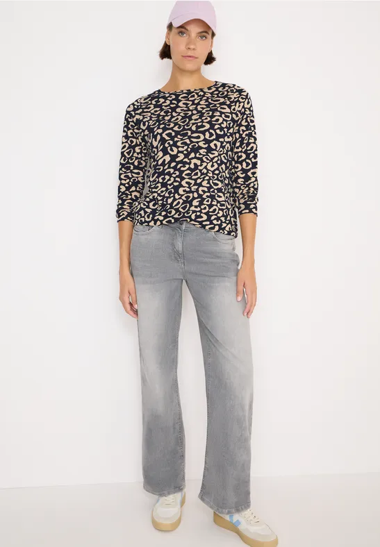 Gemustertes Shirt urban dark blue