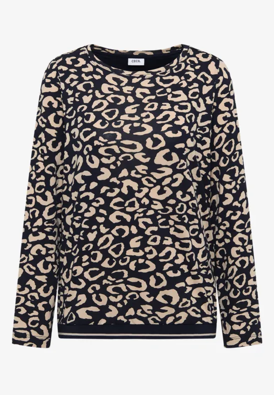 Gemustertes Shirt urban dark blue