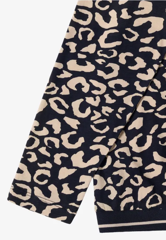 Gemustertes Shirt urban dark blue