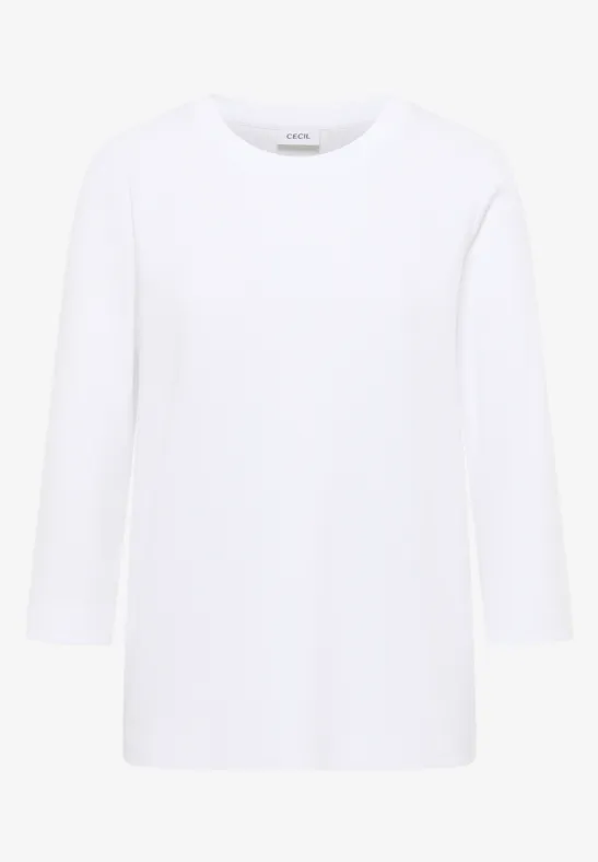 Koszulka ze strukturą w prążki White