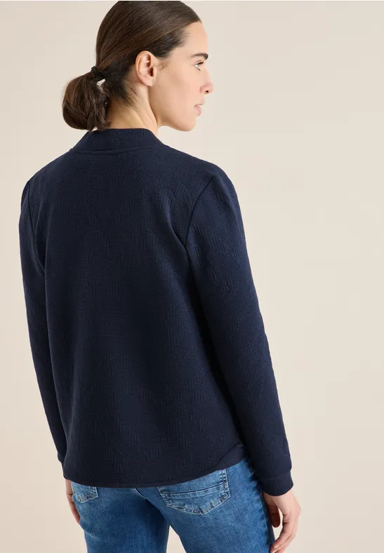 Strukturjacke urban dark blue