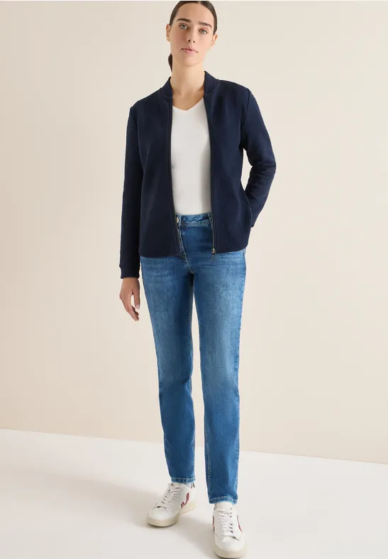 Strukturjacke urban dark blue