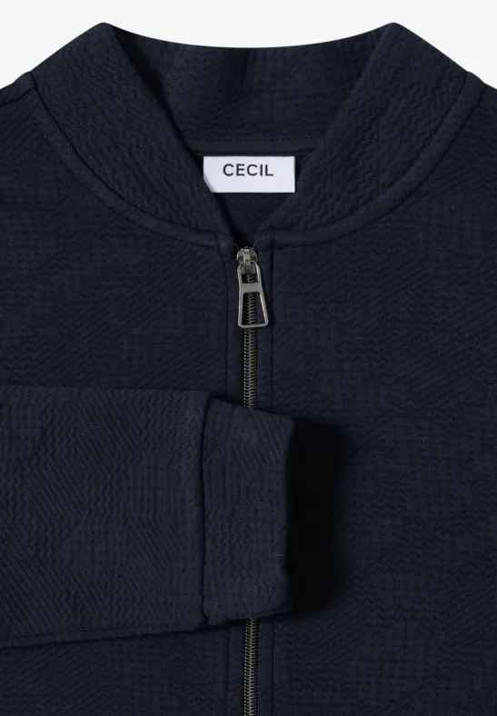 Strukturjacke urban dark blue