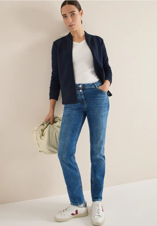 Strukturjacke urban dark blue