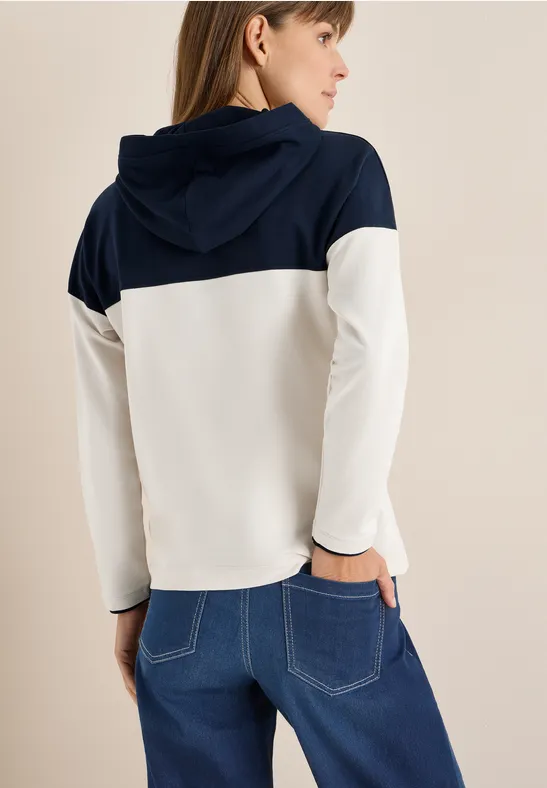 Color Block Hoodie urban dark blue