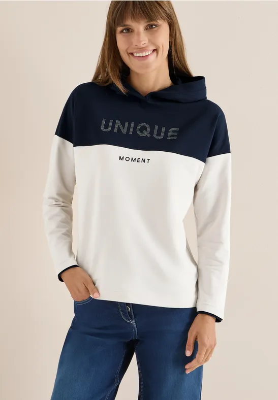 Color Block Hoodie urban dark blue