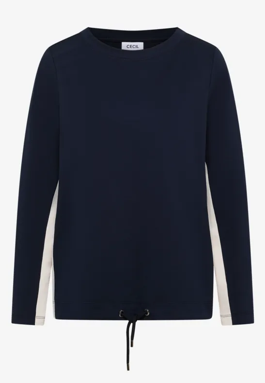 Color Block Shirt urban dark blue