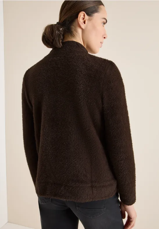 Federgarn Jacke tartufo brown