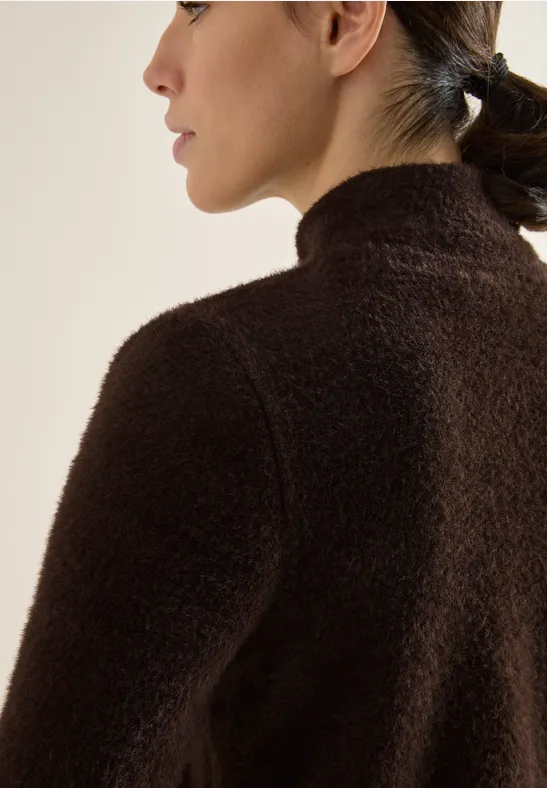 Federgarn Jacke tartufo brown