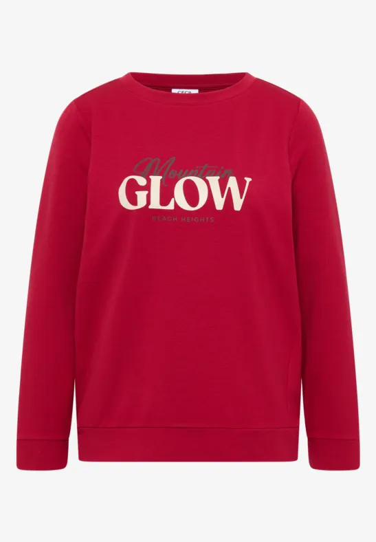 Shirt mit Wording beaujolais red