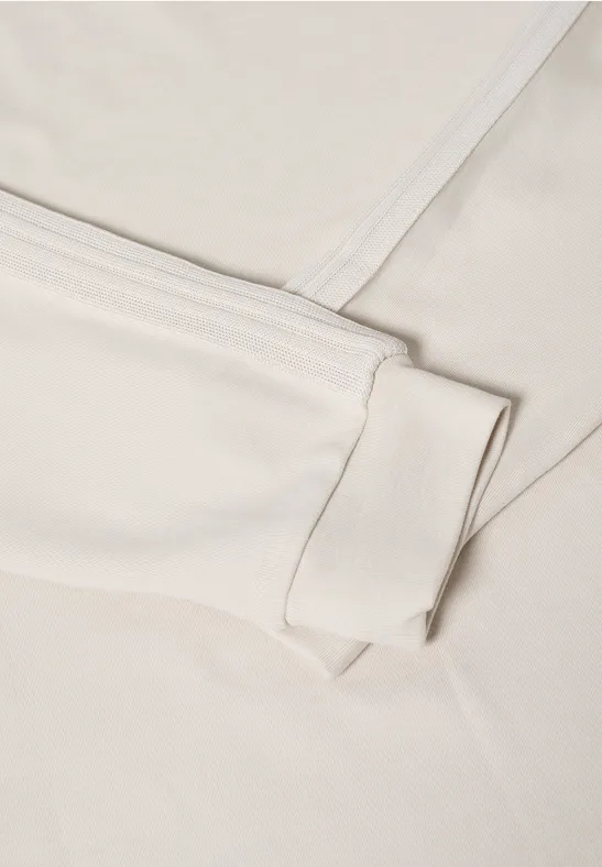 Shirt mit Gallonstreifen light greige