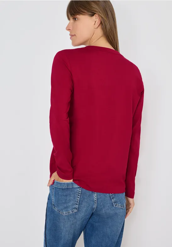 Shirt im Tunika-Look beaujolais red
