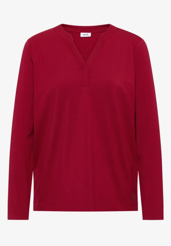 Shirt im Tunika-Look beaujolais red