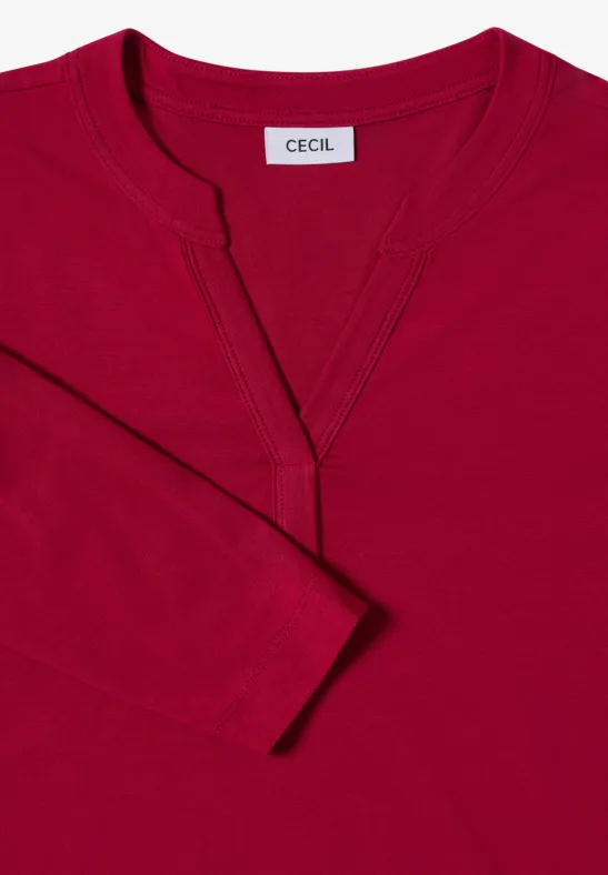 Shirt im Tunika-Look beaujolais red