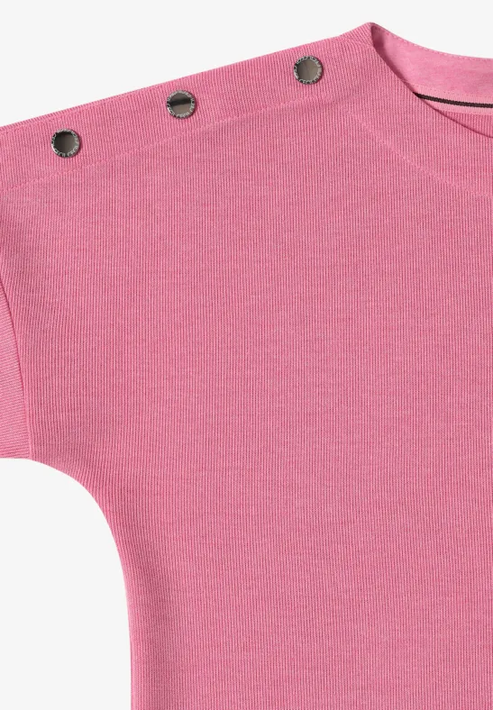 Softes Melange Shirt dark blossom melange