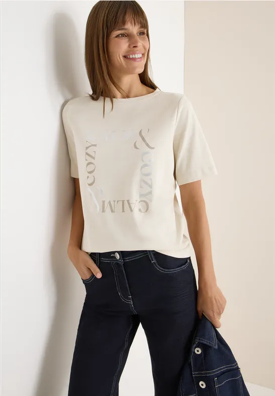 T-shirt avec impression sur le devant null