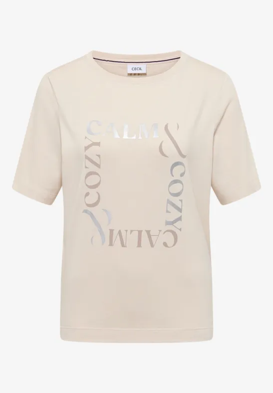 T-shirt avec impression sur le devant null