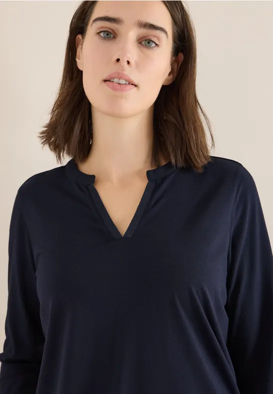 Shirt im Tunika-Look urban dark blue