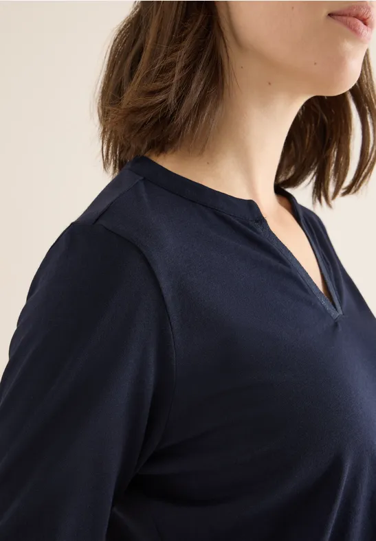 Shirt im Tunika-Look urban dark blue