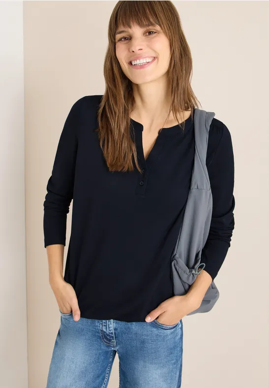 Shirt im Tunika-Look urban dark blue