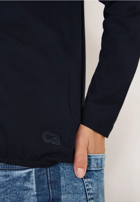 Shirt im Tunika-Look urban dark blue