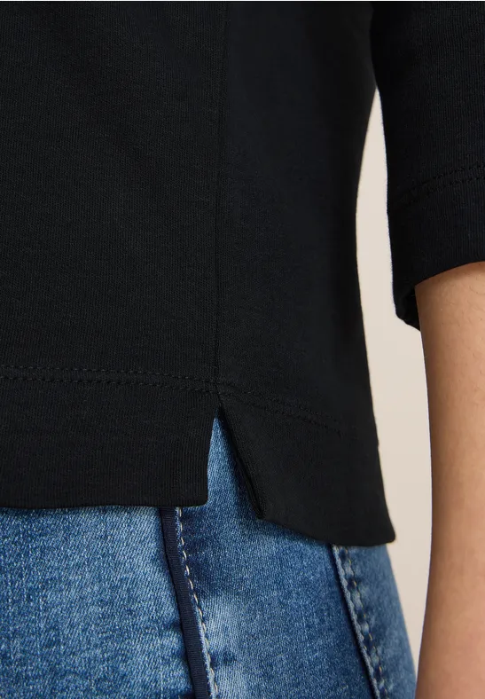 Shirt mit Wording Black