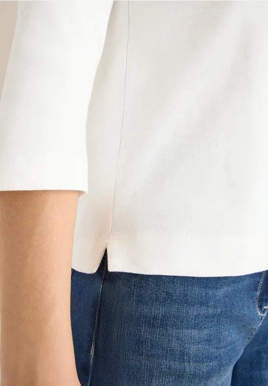 Shirt mit Wording vanilla white