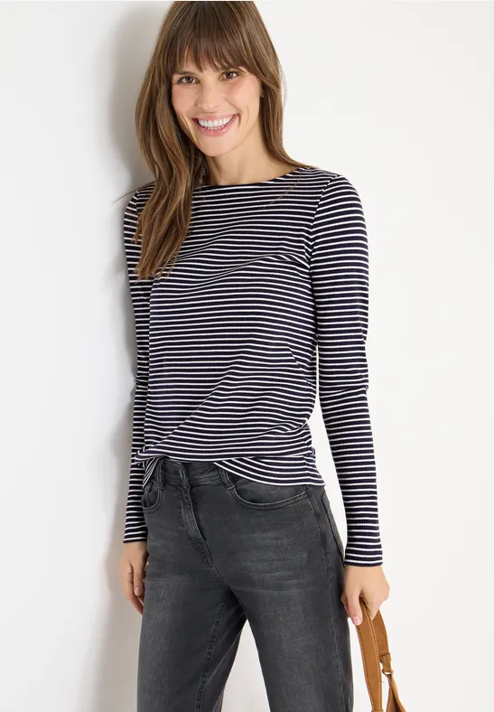 Gestreiftes Shirt urban dark blue