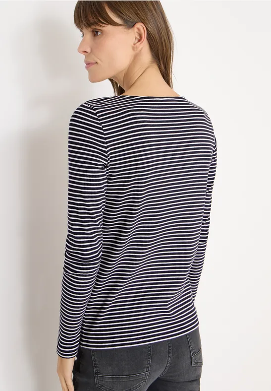 Gestreiftes Shirt urban dark blue