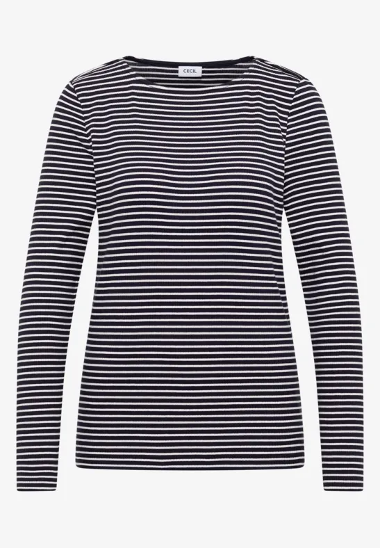 Gestreiftes Shirt urban dark blue