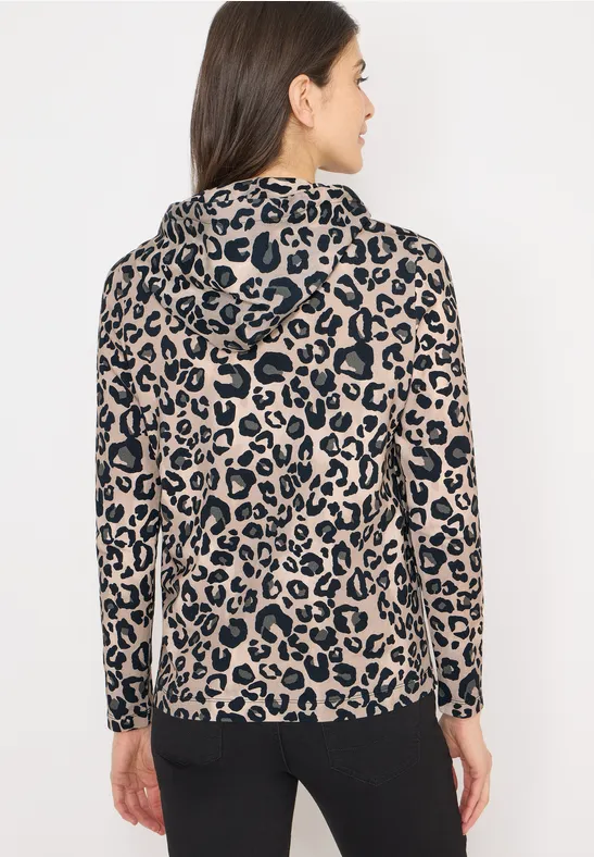 Leo Kapuzenshirt urban taupe