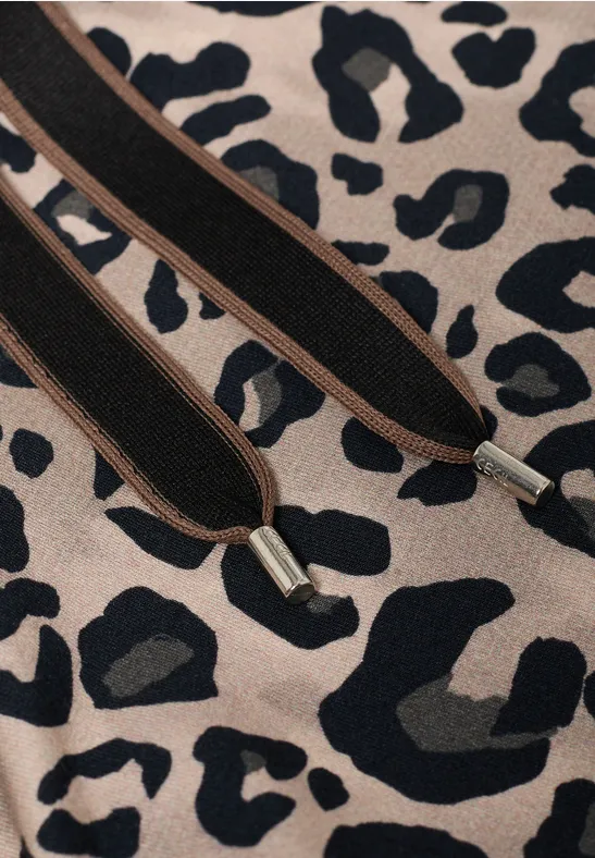 Leo Kapuzenshirt urban taupe