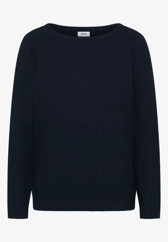 Strukturshirt universal blue