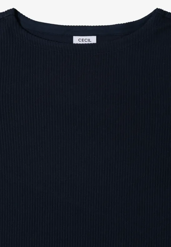 Strukturshirt universal blue