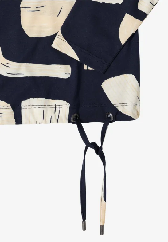 Gemustertes Shirt universal blue