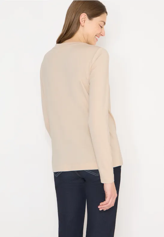 Shirt im Tunika-Look pearl beige