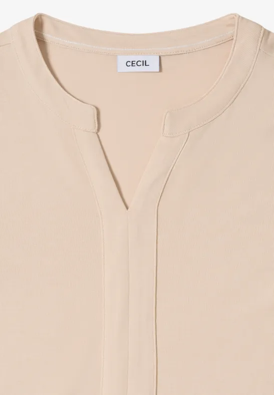 Shirt im Tunika-Look pearl beige