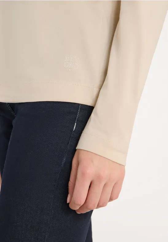 Shirt im Tunika-Look pearl beige