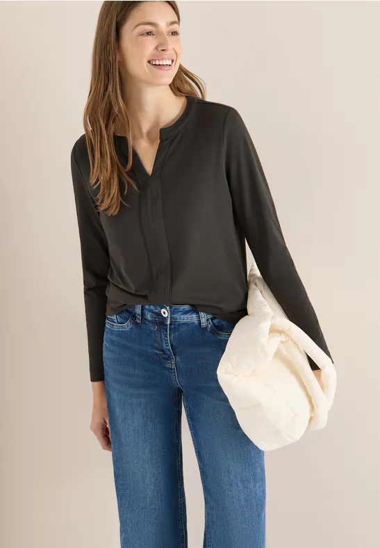 Shirt im Tunika-Look raw khaki